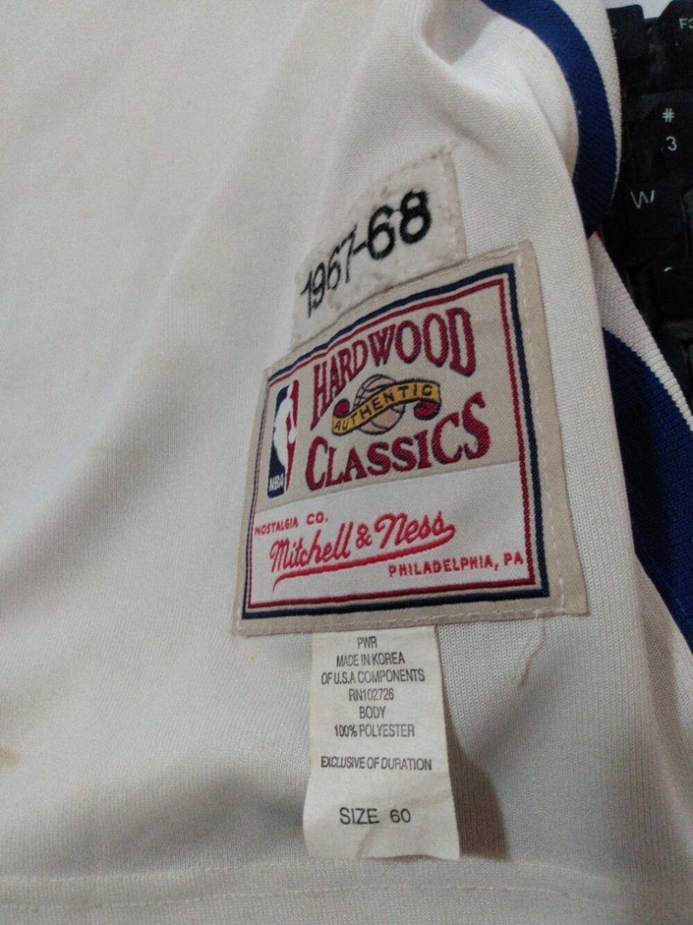 Vintage Hardwood Classics Connie Hawkins Pittsburgh Pipers Basketball Jersey 60 - Picture 3 of 13